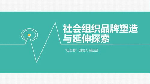 品牌培育 打造堅實的管理基礎，構建長遠的社會組織發展格局